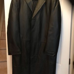 Men’s leather coat